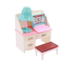 Babi Mix Style Doll Furniture Wardrobe Bed Chair Sofa Shoe Rack Slide For Babi Doll Accessories Kelly 1:12 Doll Girl`s Toy
