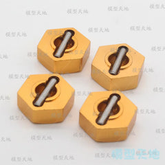 HSP 102042 122042 Aluminum Alloy Metal Wheel Hex Nut 12MM Drive Hubs 02100 1/10 Upgrade Parts For 94122 94123 94111 94108 94177