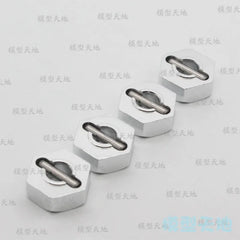 HSP 102042 122042 Aluminum Alloy Metal Wheel Hex Nut 12MM Drive Hubs 02100 1/10 Upgrade Parts For 94122 94123 94111 94108 94177