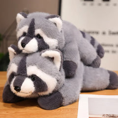 40/55cm Kawaii Raccoon Plush Toy Lovely Raccoon Cute Soft Stuffed Animals Doll Pillow For Birthday Gift