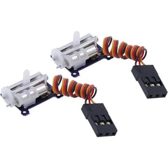 1.5G servo RC Micro Linear Servo Upgrade1.5g Digital Linear Coreless Servo for Mini Aircraft (JR-Left) JR-Right