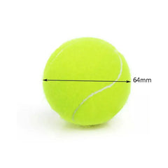 3PCS High Elasticity Tennis Professional Tennis Training Game Ball Outdoor Dogs Bite Chase and Chomp 63mm Tennis Ball
