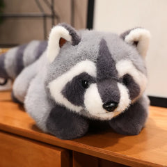 40/55cm Kawaii Raccoon Plush Toy Lovely Raccoon Cute Soft Stuffed Animals Doll Pillow For Birthday Gift