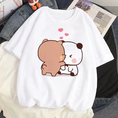 Bubu Dudu top women comic graphic Tee female designer clothing