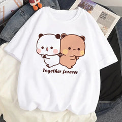 Bubu Dudu top women comic graphic Tee female designer clothing