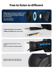 SAMSON SR850 Wired Semi-Closed Headphone Professional Recording Headset Head-Mounted Monitor Headphones For Phone Pc Mac Gifts