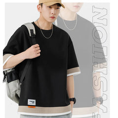 Plus Size 7XL 8XL T-Shirts Men Drop Shoulder Summer Male Tshirts Janpn Style T Shirts Oversized Clothes Man Top Tees Free Ship