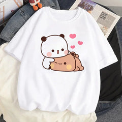 Bubu Dudu top women comic graphic Tee female designer clothing