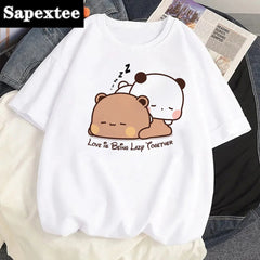 Bubu Dudu top women comic graphic Tee female designer clothing