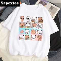 Bubu Dudu top women comic graphic Tee female designer clothing