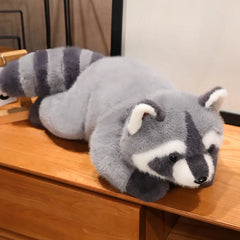 40/55cm Kawaii Raccoon Plush Toy Lovely Raccoon Cute Soft Stuffed Animals Doll Pillow For Birthday Gift