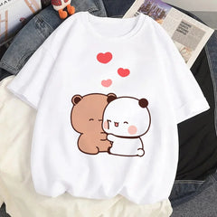 Bubu Dudu top women comic graphic Tee female designer clothing