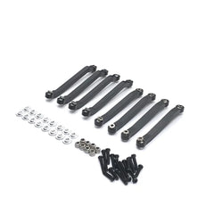 8pcs Metal Chassis Pull Rods Fixed Link Suspension Tie Rod For MN D90 D91 D96 D99 D99S MN90 1/12 RC Car Upgrade Parts