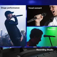 UHF Wireless Microphone Converter Adapter XLR Transmitter and Receiver for Dynamic Microphone Guitar Audio Mixer PA System