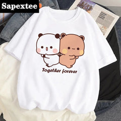 Bubu Dudu top women comic graphic Tee female designer clothing