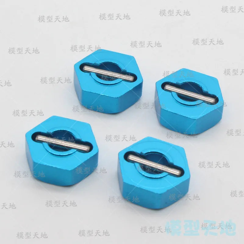 HSP 102042 122042 Aluminum Alloy Metal Wheel Hex Nut 12MM Drive Hubs 02100 1/10 Upgrade Parts For 94122 94123 94111 94108 94177