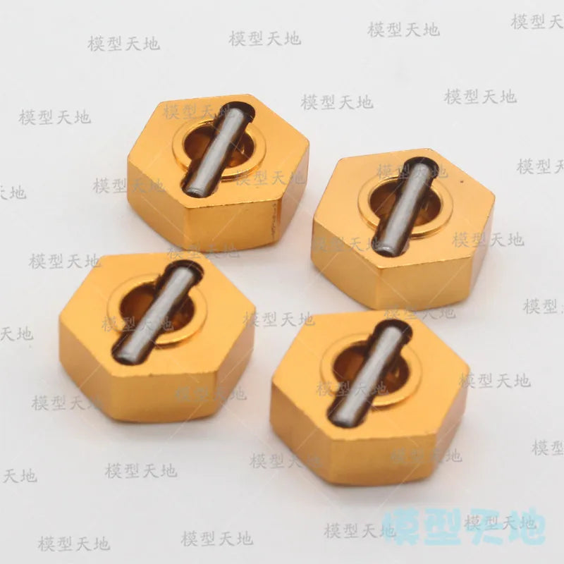 HSP 102042 122042 Aluminum Alloy Metal Wheel Hex Nut 12MM Drive Hubs 02100 1/10 Upgrade Parts For 94122 94123 94111 94108 94177