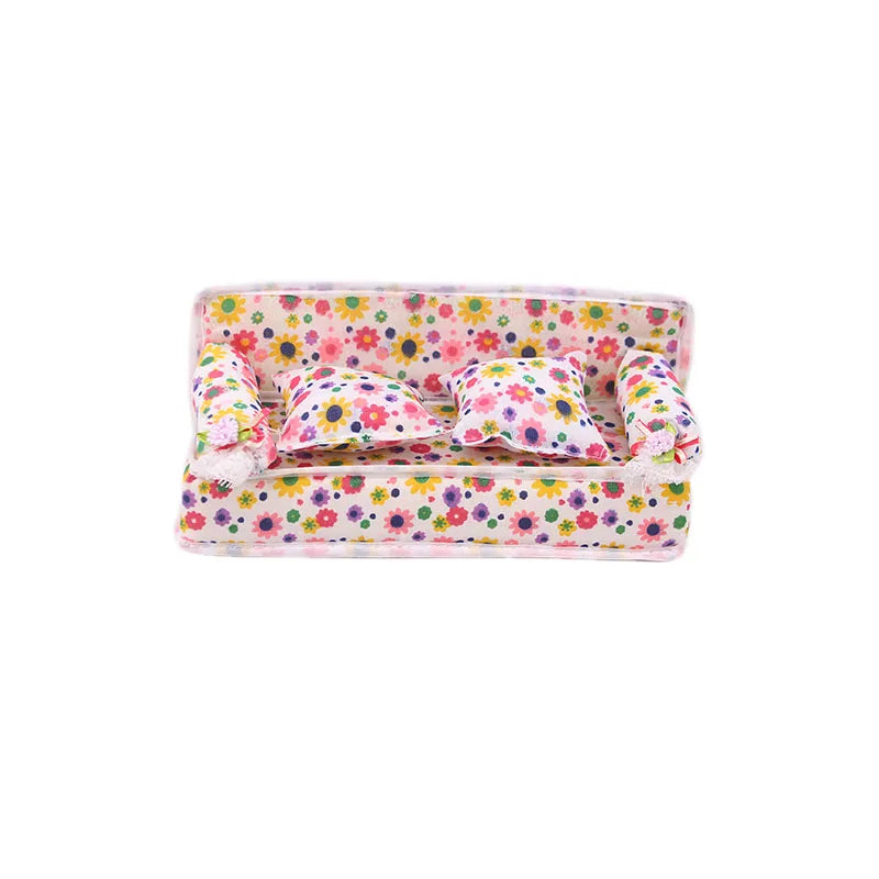 Babi Mix Style Doll Furniture Wardrobe Bed Chair Sofa Shoe Rack Slide For Babi Doll Accessories Kelly 1:12 Doll Girl`s Toy