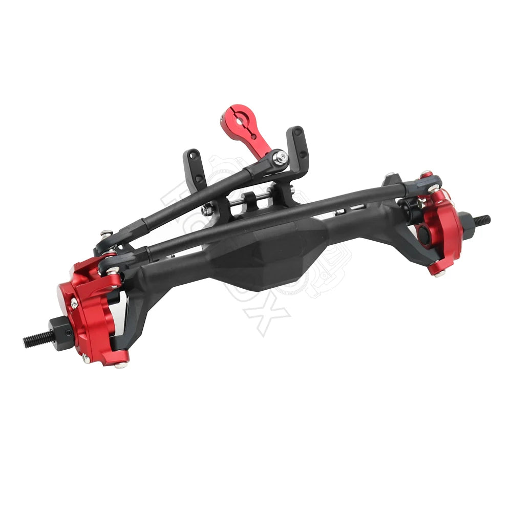 CNC Machined Aluminum Integrated Front Rear Portal Axle Anodized for 1/10 RC Crawler Car Axial SCX10 II RGT 86100 Redcat GEN8