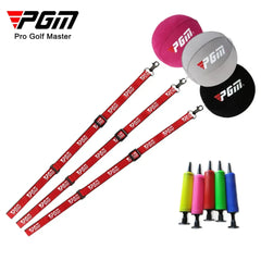 PGM Inflatable Golf Smart Ball Trainer Portable Swing Arm Corrector Posture Auxiliary Correction Training Aids Golf Accessories