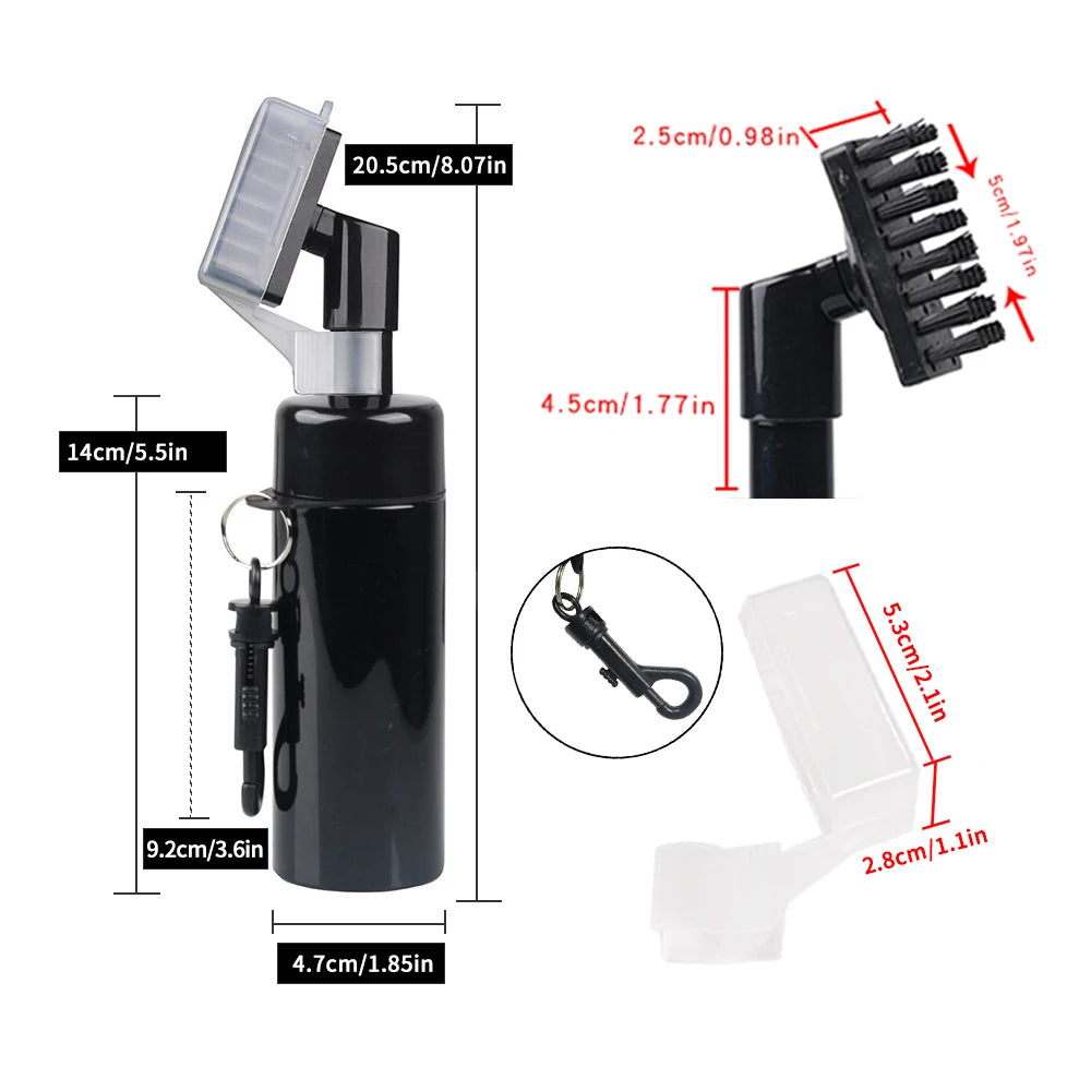 Golf Club Brush Golf Groove Cleaning Brush 2 Sided Golf Putter Wedge Ball Groove Cleaner Kit Cleaning Tool Golf Accessories