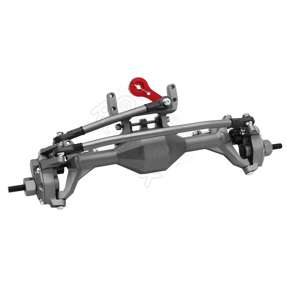 CNC Machined Aluminum Integrated Front Rear Portal Axle Anodized for 1/10 RC Crawler Car Axial SCX10 II RGT 86100 Redcat GEN8