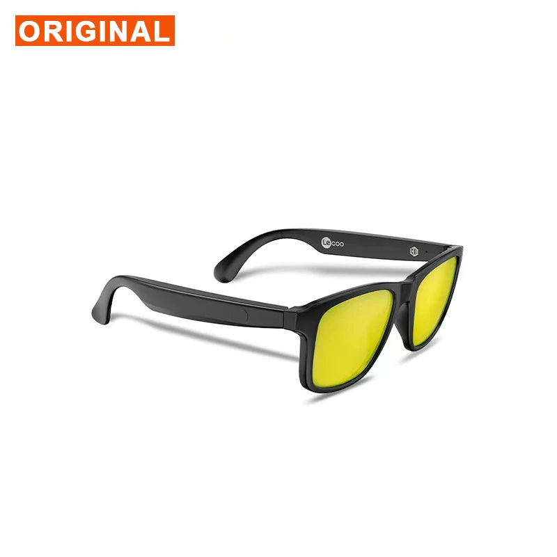 New Lecoo C8 Lite Earphones Wireless Bluetooth Glasses Headphones Light Weight Sunglasses Headset Outdoor Sports Music Earbuds