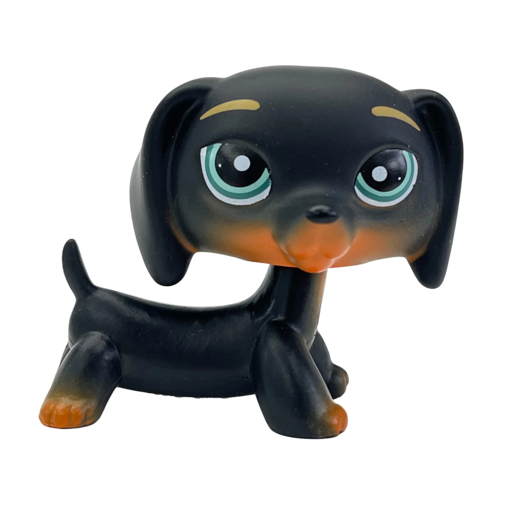 pet lps Toys Rare Dog Collection Cute DACHSHUND Old Original gen 3 Animal Figure Kids Christmas Gifts