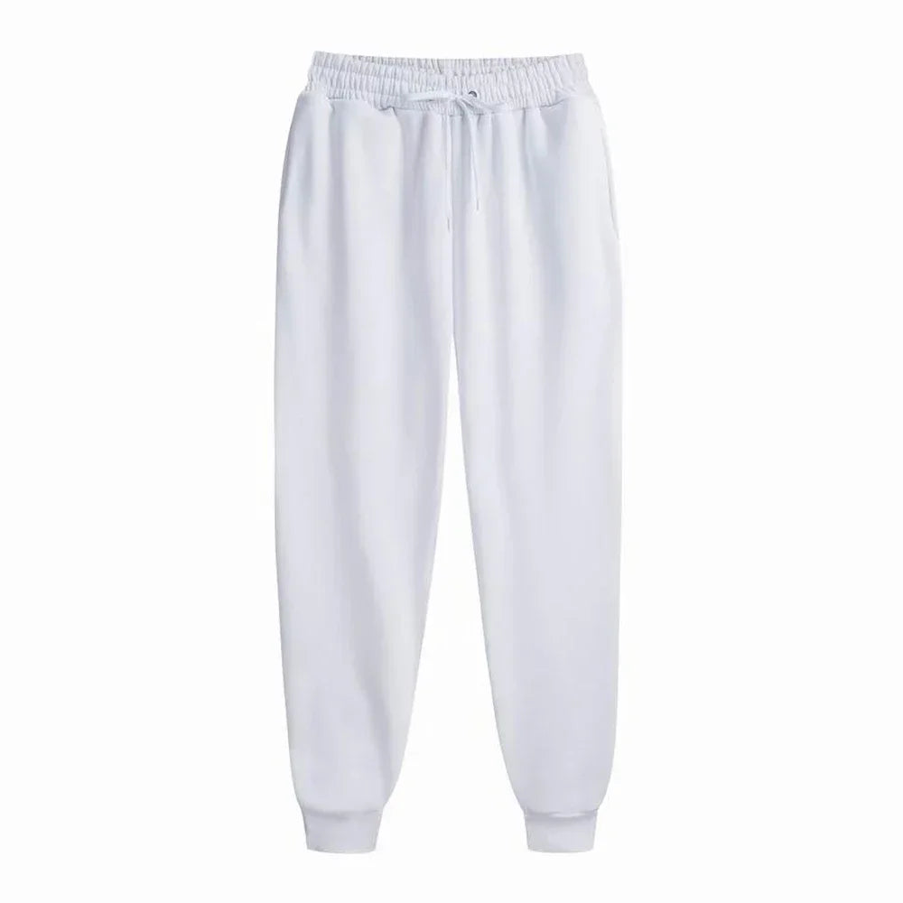 Men's Casual Sweatpants Running Sports Pants Workout Gym Jogging Long Pants Women Loose Drawstring Trousers Fashion 11 Colors