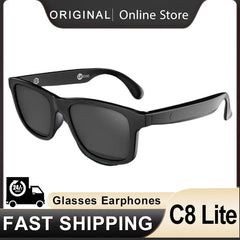 New Lecoo C8 Lite Earphones Wireless Bluetooth Glasses Headphones Light Weight Sunglasses Headset Outdoor Sports Music Earbuds