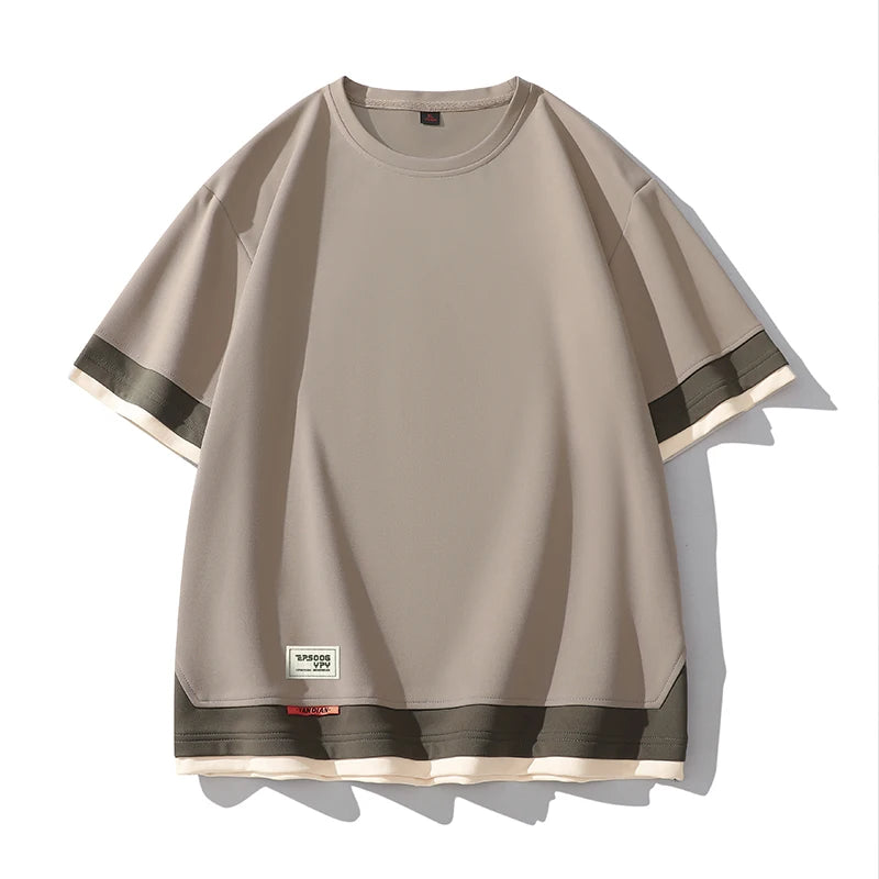 Plus Size 7XL 8XL T-Shirts Men Drop Shoulder Summer Male Tshirts Janpn Style T Shirts Oversized Clothes Man Top Tees Free Ship