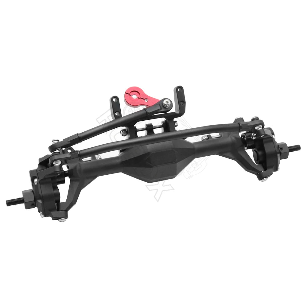CNC Machined Aluminum Integrated Front Rear Portal Axle Anodized for 1/10 RC Crawler Car Axial SCX10 II RGT 86100 Redcat GEN8
