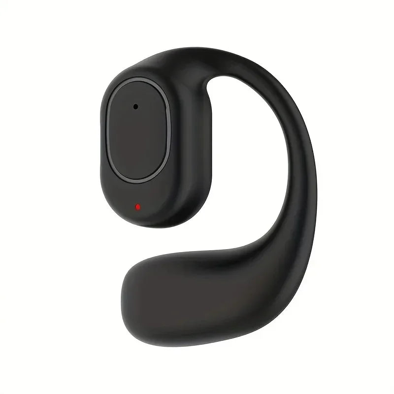 Bluetooth 5.4 Wireless Earphone Lightweight Bone Conduction Headphone Ear Hook LED Display HD Calling Mic Surround Sound Earbud