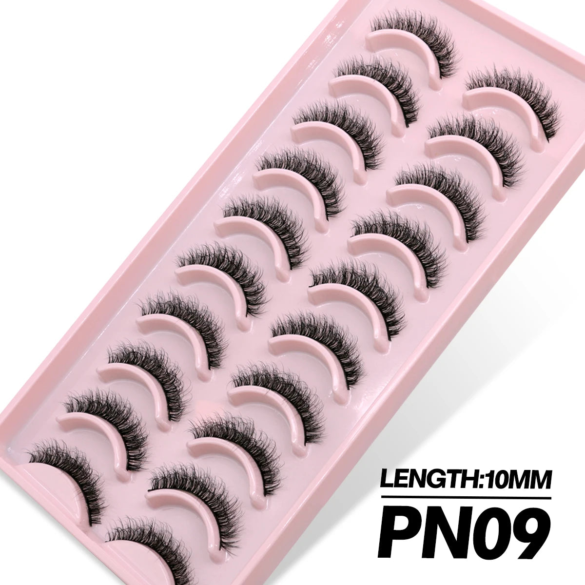 GROINNEYA 5/10 Pairs 3D Faux Mink Lashes Fluffy Soft Full Thick Wispy Natural long False Eyelashes Curly lashes wholesale lashes