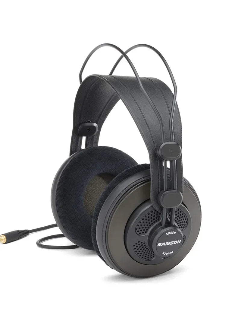 SAMSON SR850 Wired Semi-Closed Headphone Professional Recording Headset Head-Mounted Monitor Headphones For Phone Pc Mac Gifts