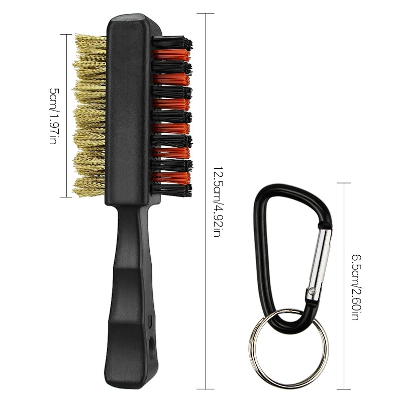 Golf Club Brush Golf Groove Cleaning Brush 2 Sided Golf Putter Wedge Ball Groove Cleaner Kit Cleaning Tool Golf Accessories
