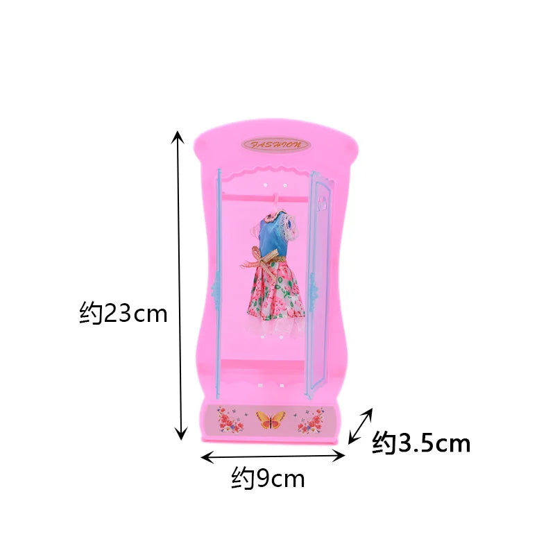 Babi Mix Style Doll Furniture Wardrobe Bed Chair Sofa Shoe Rack Slide For Babi Doll Accessories Kelly 1:12 Doll Girl`s Toy