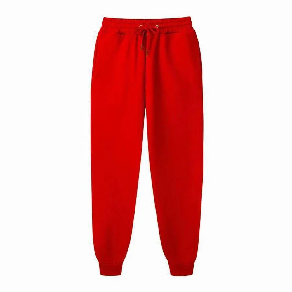 Men's Casual Sweatpants Running Sports Pants Workout Gym Jogging Long Pants Women Loose Drawstring Trousers Fashion 11 Colors