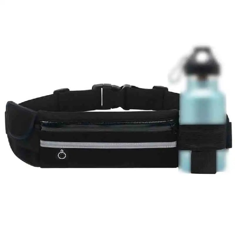 Unisex Sports Water Bottle Hip Waist Pack Waterproof Running Climbing Money Waist Bag Mobile Phone Bag Motorcycle Fanny Pack