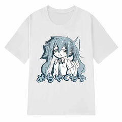 Japanese Y2K Anime Women T-shirt Cotton Loose Streetwear Casual Tees Big Size Short-sleeved Hip-hop Harajuku Tops Women Clothing