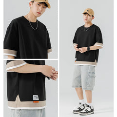 Plus Size 7XL 8XL T-Shirts Men Drop Shoulder Summer Male Tshirts Janpn Style T Shirts Oversized Clothes Man Top Tees Free Ship