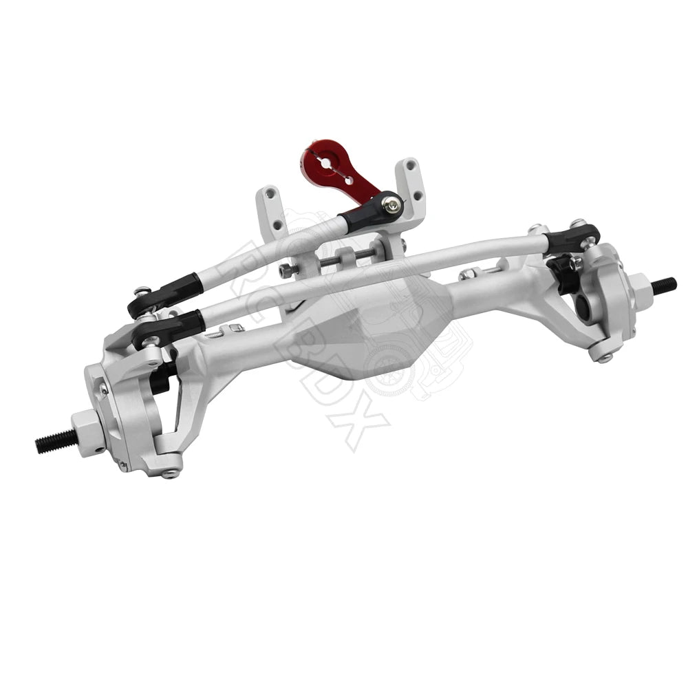 CNC Machined Aluminum Integrated Front Rear Portal Axle Anodized for 1/10 RC Crawler Car Axial SCX10 II RGT 86100 Redcat GEN8