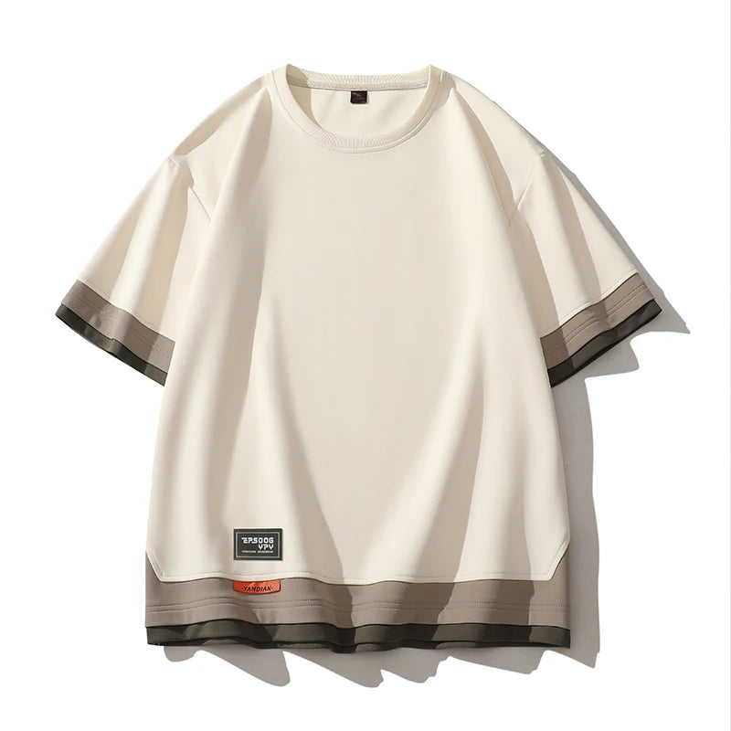 Plus Size 7XL 8XL T-Shirts Men Drop Shoulder Summer Male Tshirts Janpn Style T Shirts Oversized Clothes Man Top Tees Free Ship