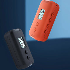 New Pocket FM Radio Portable Mini 50-108MHZ Radio Receiver with LCD Display 3.5mm Earphone Time Display 2*AAA Power Supply