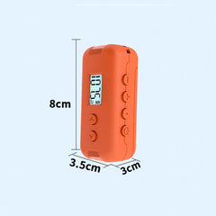 New Pocket FM Radio Portable Mini 50-108MHZ Radio Receiver with LCD Display 3.5mm Earphone Time Display 2*AAA Power Supply